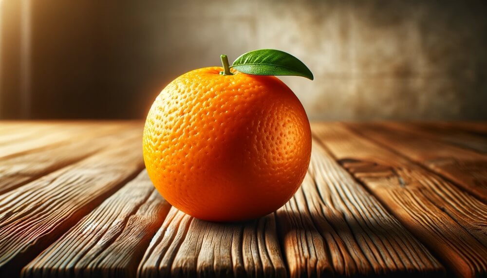 pojedyncza pomarańcza