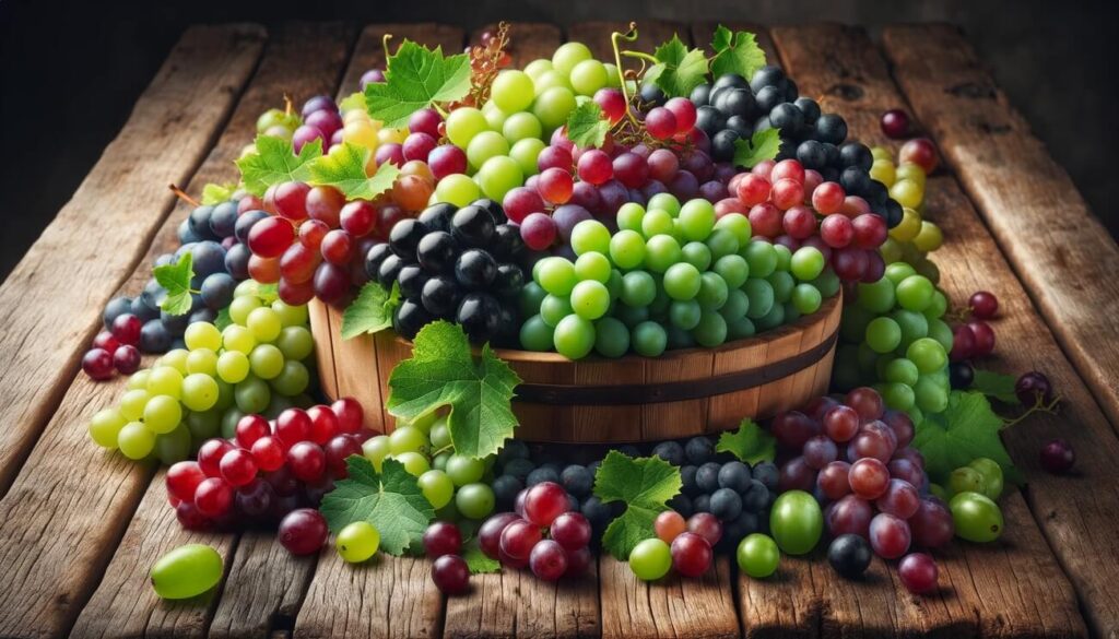 winogrona różne rodzaje