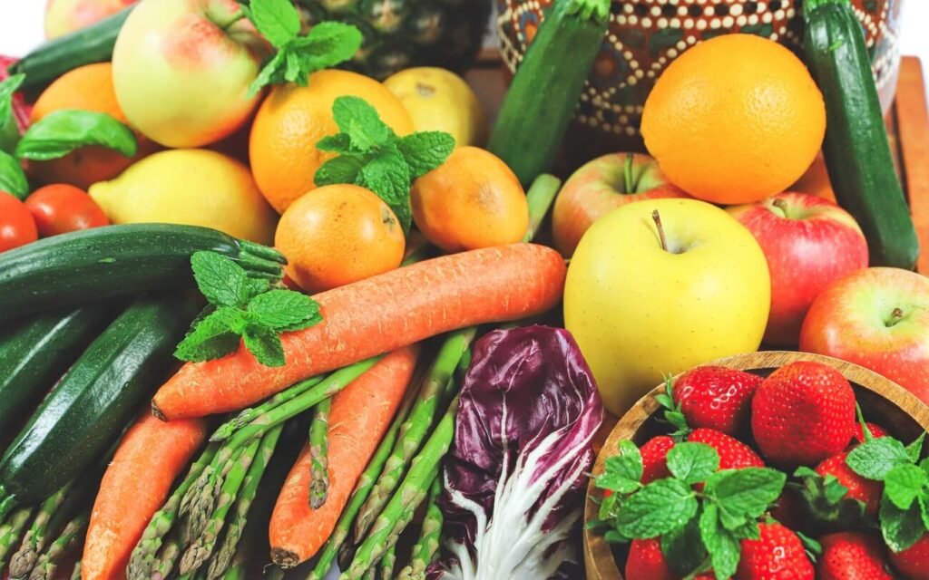 dieta dąbrowskiej warzywa i owoce